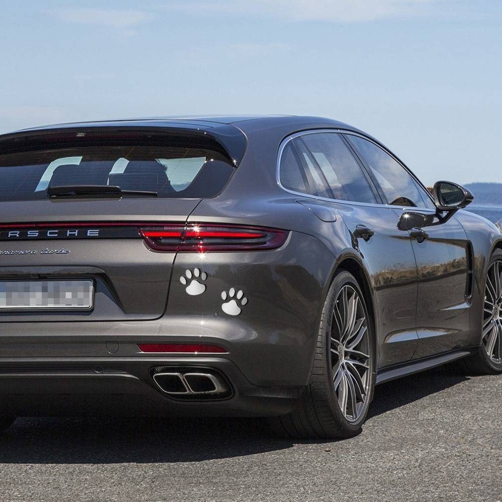 3D Paw Shaped Car Stickers 2 pcs Set