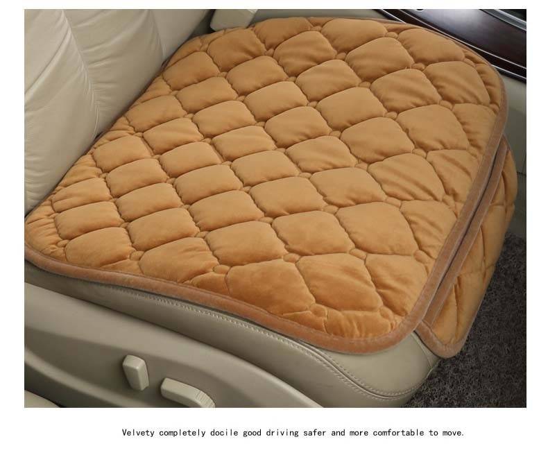 Soft Silk Velvet Car Seat Cover