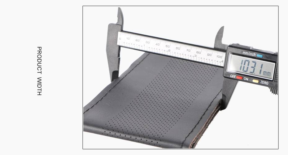 Genuine Leather Steering Wheel Cover