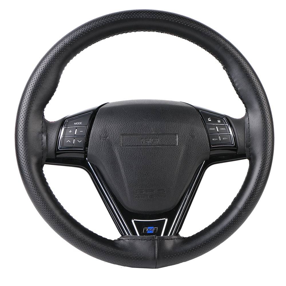 Genuine Leather Steering Wheel Cover